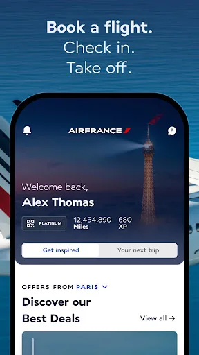 Air France - Reservar un vuelo screenshot 1