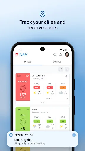IQAir AirVisual | Calidad Aire screenshot 3