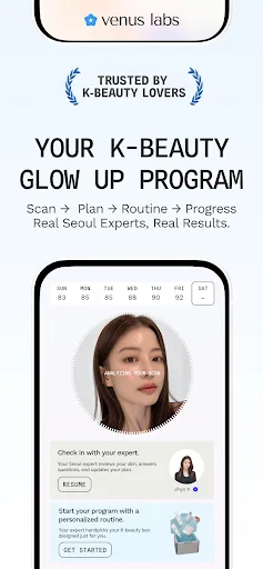 Venus: Personal K-Beauty Coach screenshot 1