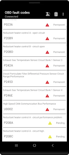 Diagnóstico Tor OBD2 screenshot 2