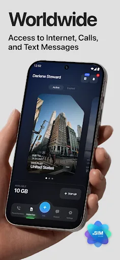 eSIM de viaje y número virtual screenshot 1