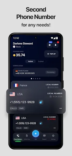 eSIM de viaje y número virtual screenshot 2