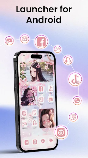 Launcher OS - Themes & Widgets screenshot 1