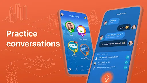 Mondly: Изучайте французский screenshot 2