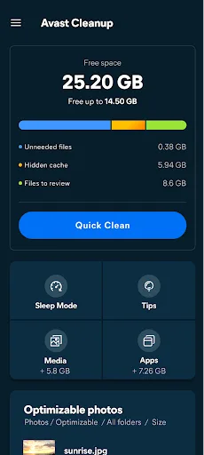Avast Cleanup: limpiador screenshot 1