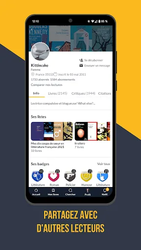 Babelio, para los lectores screenshot 4
