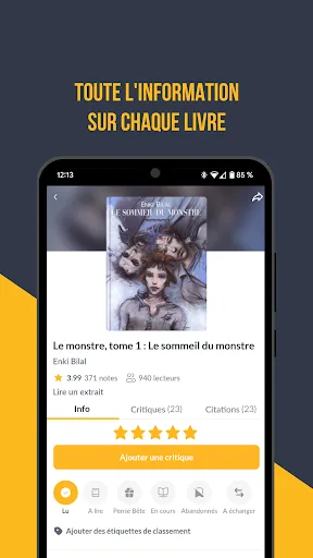 Babelio, para los lectores screenshot 5