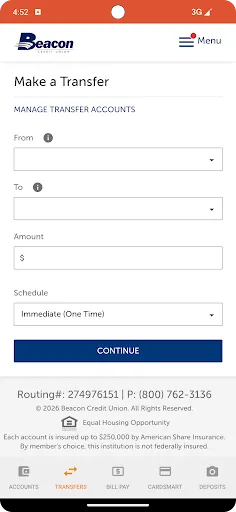 Beacon Credit Union screenshot 2