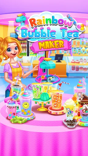 Rainbow Bubble Milk Tea Maker screenshot 5