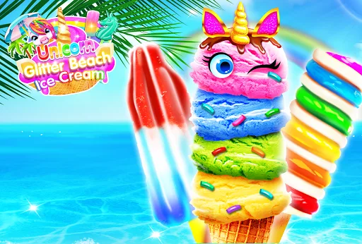 Rainbow Unicorn Ice Cream screenshot 1