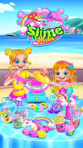 Rainbow Glitter Slime Maker screenshot 1