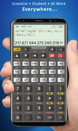 Champ Scientific Calculator screenshot 1