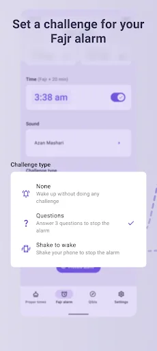 Fajr: Alarma, Horarios oración screenshot 5