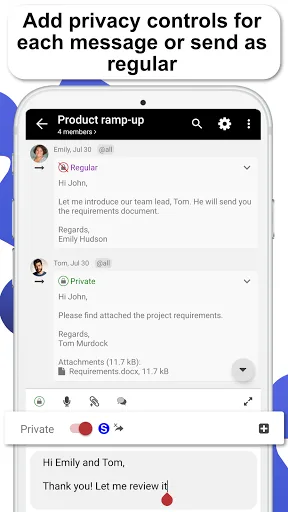EPRIVO Private Collaboration screenshot 5