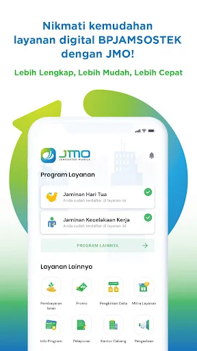 JMO (Jamsostek Mobile) screenshot 1