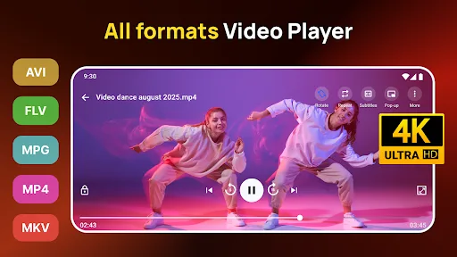 Reproductor de video・videos 4K screenshot 1