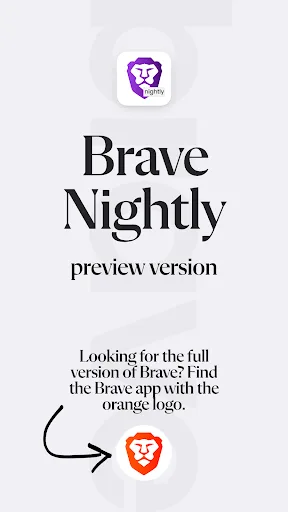 Brave Nightly screenshot 1