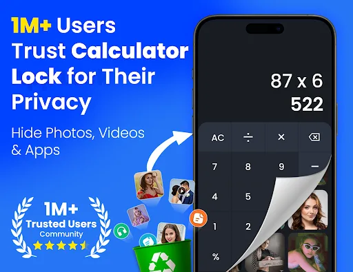 Calculator Lock - Hide Photos screenshot 1
