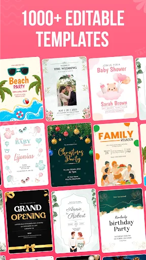 Crear Invitación De Cumpleaños screenshot 1