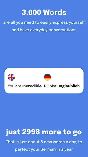 3000 Most Common German Words screenshot 1
