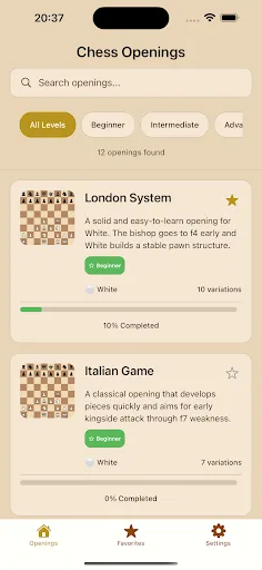Chess Openings Academy screenshot 1