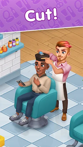 Beauty Tycoon: Hair Salon game screenshot 2