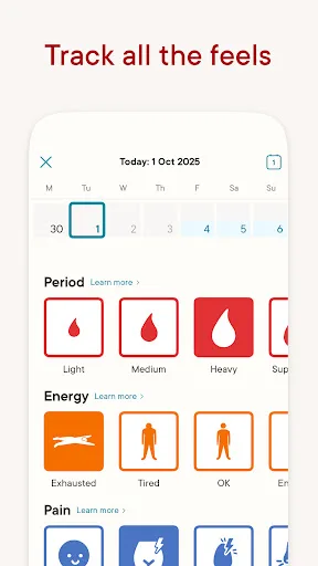 Clue Cycle & Period Tracker screenshot 4