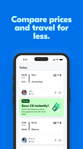 BlaBlaCar: подорожуйте вигідно screenshot 2