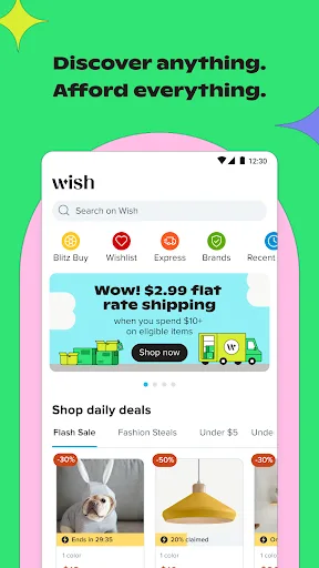 Wish: compra y ahorra screenshot 1