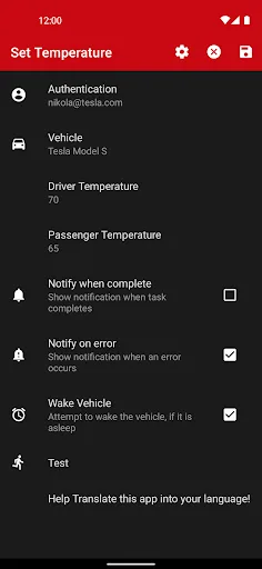 Bolt for Tesla - Tasker Plugin screenshot 3