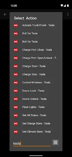 Bolt for Tesla - Tasker Plugin screenshot 5