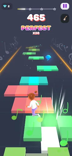 Melody Run - Cute Popcat Music screenshot 2
