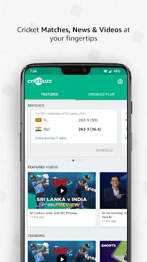 Cricbuzz for Android TV screenshot 1