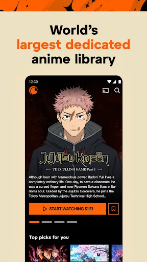 Crunchyroll: Anime Streaming screenshot 1