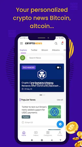 Bitcoin Crypto News screenshot 1
