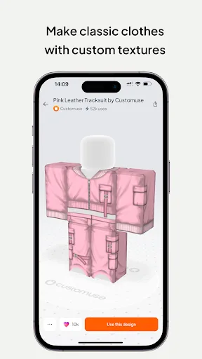 Customuse: Skins Maker Roblox screenshot 4