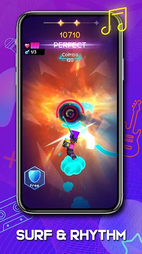 Cyber Surfer : Ритм Одіссея screenshot 1
