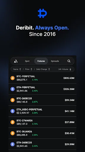Deribit: BTC Options & Futures screenshot 5