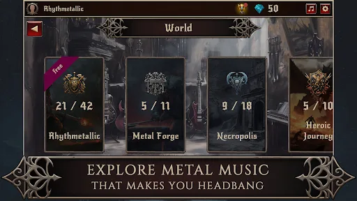 Rhythmetallic: Ритм Металла screenshot 3