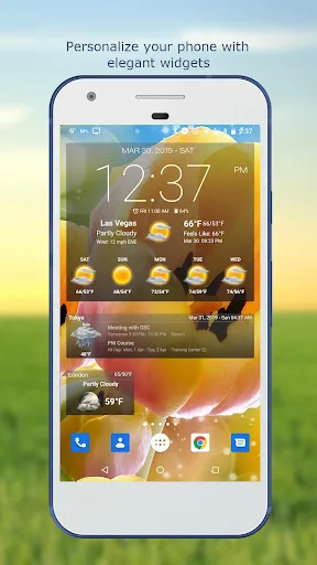 Погода і годинник віджет screenshot 1