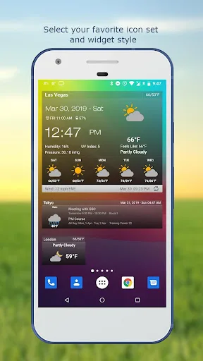 Погода і годинник віджет screenshot 2