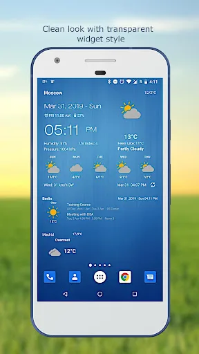 Погода і годинник віджет screenshot 3