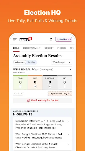 News18: Live News & Headlines screenshot 2