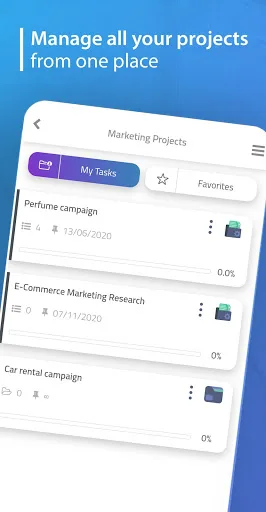 Projecto for Teams & Projects screenshot 2