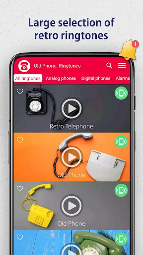 Teléfono antiguo: tonos screenshot 1