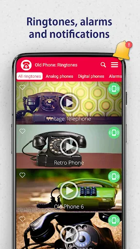 Teléfono antiguo: tonos screenshot 2