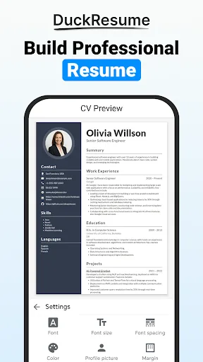 Конструктор резюме - CV Maker screenshot 1