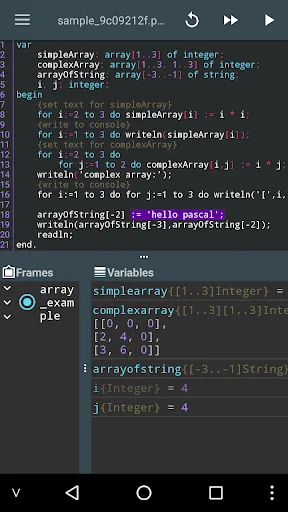 Pascal N-IDE - Editor Compiler screenshot 5