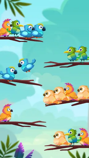Colorful Bird Fly:Perfect Sort screenshot 4