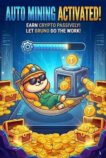 Bruno USDT Miner: Earn Crypto screenshot 4